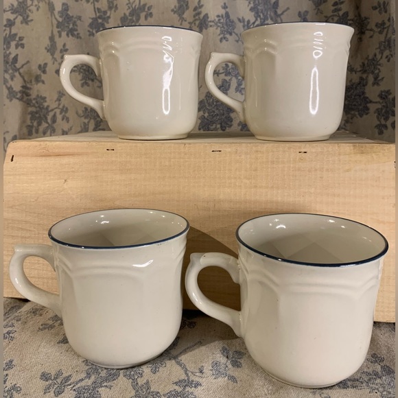 VTG Set of 4 Japan Hearthside Brambleberry Cumberland Stoneware Tea Cups - Picture 3 of 13